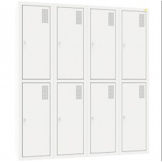 Шафа для одягу металева Emby, 8 секції, код: ШОМ-400/4/8 Шафа для одягу металева Emby, 8 секції, код: ШОМ-400/4/8