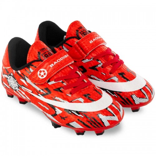 Бутси футбольні дитячі Baodisi розмір 31, червоний-чорний, код: 857-3_31 Бутси футбольні дитячі Baodisi розмір 31, червоний-чорний, код: 857-3_31