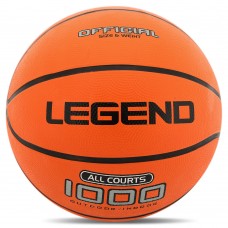М"яч баскетбольний гумовий Legend №7, помаранчевий, код: BR2710-S52 М"яч баскетбольний гумовий Legend №7, помаранчевий, код: BR2710-S52