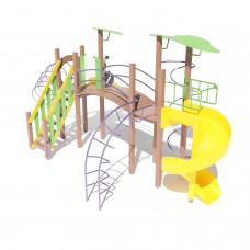 Ігровий комплекс Miros «Мішутка» 6650x4790x3110 мм, код: DIO838 Ігровий комплекс Miros «Мішутка» 6650x4790x3110 мм, код: DIO838