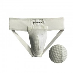Захист паху Hard Touch сітчаста тканина, розмір XS, білий, код: 00338-SNS