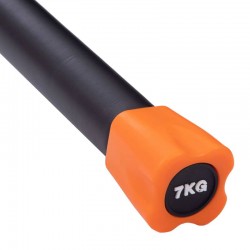 Палка гімнастична Бодибар Body Bar Zelart 7 кг, чорний-помаранчевий, код: FI-1251-7 Палка гімнастична Бодибар Body Bar Zelart 7 кг, чорний-помаранчевий, код: FI-1251-7