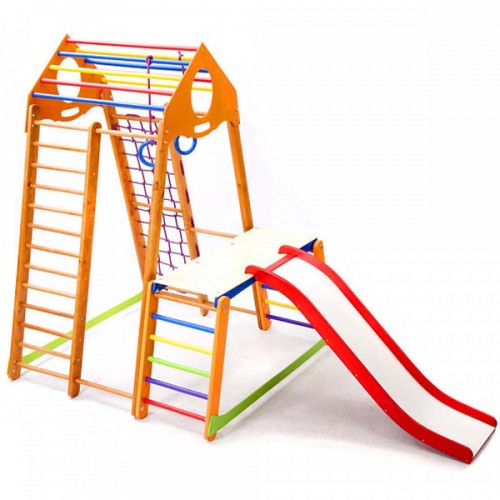 Ігровий дитячий куточок PLAYBABY BambinoWood Plus 1-1, код: SB-IG34 Ігровий дитячий куточок PLAYBABY BambinoWood Plus 1-1, код: SB-IG34