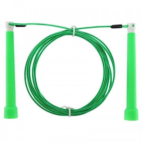 Скакалка швидкісна кроссфіт з підшипником та сталевим тросом Cima 3м, зелений, код: FI-7472_G Скакалка швидкісна кроссфіт з підшипником та сталевим тросом Cima 3м, зелений, код: FI-7472_G