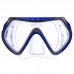 Маска для плавання Zelart синій-сірий, код: M166-PVC_BL