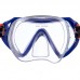 Маска для плавання Zelart синій-сірий, код: M166-PVC_BL