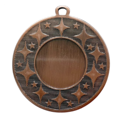 Медаль орнамент зірки PlayGame жетон d 25мм, d 50мм, бронза, код: 2963060019611