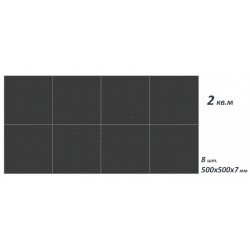 Комплект захисного покриття з литої гуми під лаву, штангу, гантелі, 1х2 м, код: Pol12 Комплект захисного покриття з литої гуми під лаву, штангу, гантелі, 1х2 м, код: Pol12
