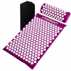 Масажний килимок Easyfit з подушкою (аплікатор Кузнєцова) 370х140 мм, фіолетовий, код: EF-2709-VW Масажний килимок Easyfit з подушкою (аплікатор Кузнєцова) 370х140 мм, фіолетовий, код: EF-2709-VW