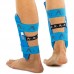 Захист гомілки та стопи для єдиноборств Araza, розмір S, синій, код: BO-1252_SBL