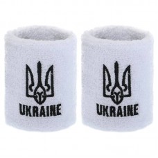 Напульсник спортивний махровий FitGo Ukraine 1шт, білий, код: BC-9282_W Напульсник спортивний махровий FitGo Ukraine 1шт, білий, код: BC-9282_W