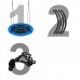 Гойдалка-гніздо кругла 4FIZJO XL 110 см Black/Blue, код: P-5907739316677