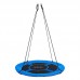Гойдалка-гніздо кругла 4FIZJO XL 110 см Black/Blue, код: P-5907739316677