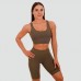 Спортивний топ GymBeam Clothing Cut-Out Olive L, оливковий, код: 219844-GB