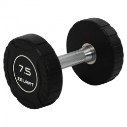 Гантель цільна професійна CPU покриття Zelart 1х7,5кг, чорний, код: TA-3111-7_5