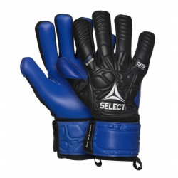 Рукавички воротарські Select Goalkeeper Gloves 33 Allround, розмір 11 (21 см), чорний-синій, код: 5703543265183