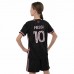 Форма футбольна дитяча Inter Miami Messi 10 гостьова 2024, розмір 22, зріст 125-130, чорний-рожевий, код: CO-3642_22