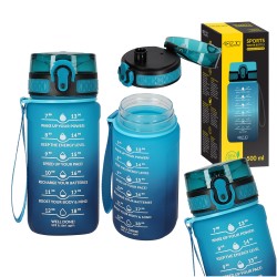 Пляшка для води спортивна 4Fizjo 500 мл Sky Blue/Blue, код: 4FJ0629