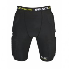 Компресійні шорти чоловічі Select Compression Shorts With Pads 6421 XL, чорний, код: 5703543033423