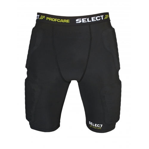 Компресійні шорти чоловічі Select Compression Shorts With Pads 6421 XL, чорний, код: 5703543033423