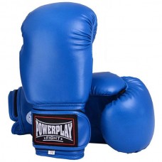 Боксерські рукавиці PowerPlay Blue 10-16oz, код: PP_3004_Blue