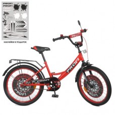 Велосипед дитячий Profi Kids Original Boy d=20, червоно-чорний, код: Y2046-1-MP