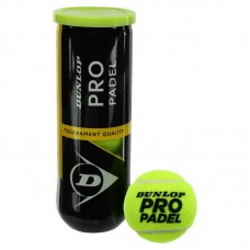 М"яч для великого тенісу Dunlop Pro Padel 3шт, салатовий, код: DL601384-S52 М"яч для великого тенісу Dunlop Pro Padel 3шт, салатовий, код: DL601384-S52