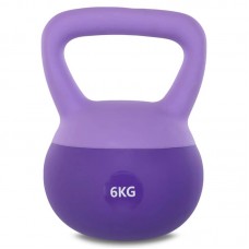 Гиря м"яка FitGo 6кг, фіолетовий, код: FI-0122-6_V