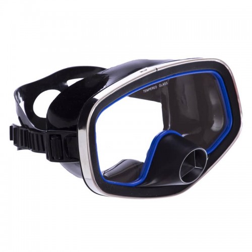 Маска для плавання Legend чорний-синій, код: M103-SIL_BKBL Маска для плавання Legend чорний-синій, код: M103-SIL_BKBL