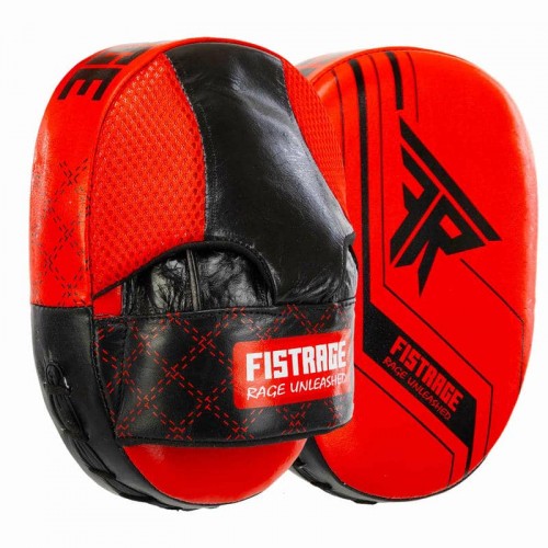 Лапа боксерська вигнута тренувальна шкіра Fistrage 230x170x60 мм, 2штуки, червоний, код: VL-4308_R Лапа боксерська вигнута тренувальна шкіра Fistrage 230x170x60 мм, 2штуки, червоний, код: VL-4308_R