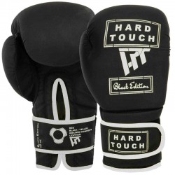 Боксерські рукавиці Hard Touch 12 унцій, чорний-білий, код: BO-4658_12W Боксерські рукавиці Hard Touch 12 унцій, чорний-білий, код: BO-4658_12W