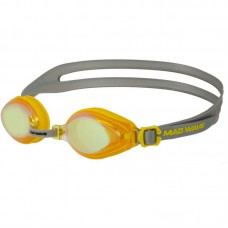 Окуляри для плавання юніорські дзеркальні лінзи MadWave Aqua Rainbow Junior жовтий, код: M041505_Y Окуляри для плавання юніорські дзеркальні лінзи MadWave Aqua Rainbow Junior жовтий, код: M041505_Y