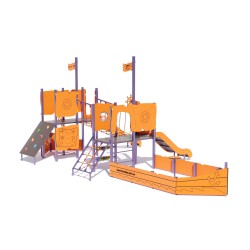 Дитячий ігровий комплекс Miros "Кораблик", код: DIO415HDPE