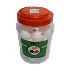 М"ячі для настільного тенісу SNS ABS-36 36 шт, білий, код: 23204-SNS М"ячі для настільного тенісу SNS ABS-36 36 шт, білий, код: 23204-SNS