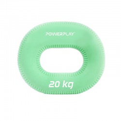 Еспандер кистьовий силіконовий PowerPlay Hand Grip Medium 20 кг, зелений, код: PP_4336_Green_20kg