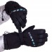 Перчатки горнолыжные теплые Camping M-XL черный-бирюзовый, код: A-999_BKT-S52