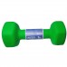 Гантель вінілова Матова SNS 1х5 кг, зелений, код: 12323-SNS