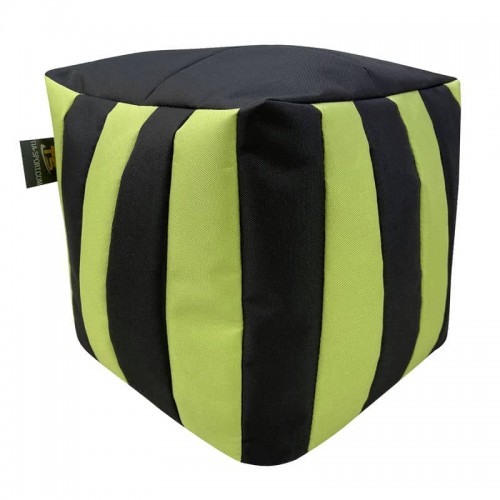 Безкаркасний пуф Tia-Sport Пішохід, оксфорд, 500х500 мм, салатовий-чорний, код: sm-1014-1