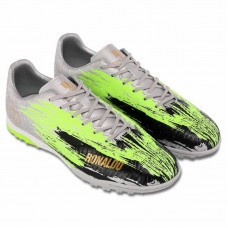 Сороконіжки футбольні Blue Okean Ronaldo розмір 45, срібний-чорний-салатовий, код: 240329-3_45 Сороконіжки футбольні Blue Okean Ronaldo розмір 45, срібний-чорний-салатовий, код: 240329-3_45