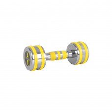 Гантель хромована inSPORTline Yellsteel 1x5 кг, жовтий, код: 20835-IN