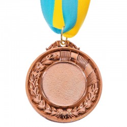 Медаль спортивна зі стрічкою PlayGame Fame бронза, код: C-3042_B