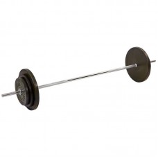 Штанга пряма BioGym Shuang Cai Sports з гумовими млинцями 98кг, код: TA-1139-98R-S52 Штанга пряма BioGym Shuang Cai Sports з гумовими млинцями 98кг, код: TA-1139-98R-S52