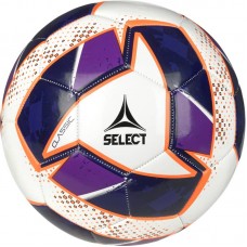 М"яч футбольний (дитячий) Select Classic v24 №5, білий-фіолетовий, код: 5703543350445