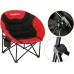 Крісло KingCamp Moon Leisure Chair 840х700х800 мм, темно-червоний, код: KC3816 Black/Red