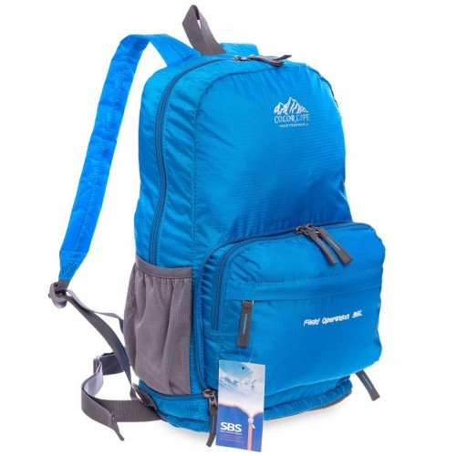 Рюкзак-сумка на пояс 3в1 Tactical Color Life блакитний, код: 6164_N