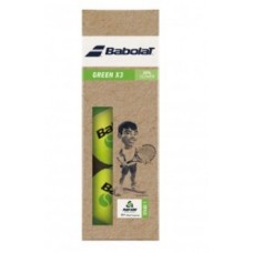 М"ячі для тенісу Babolat Green paper pack 3 ball, код: 3324922163146