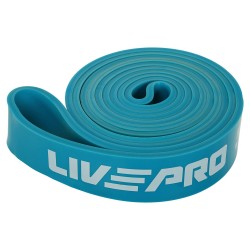 Гума петля для підтягувань та тренувань стрічка силова LiveUp Super Band Medium 16-39кг, синій, код: LP8410-M