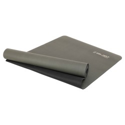 Килимок для фітнесу та спорту Zelart PU гума 1830x680x4,5 мм, сірий, код: FI-4903