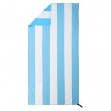 Рушник для пляжу Beach Towel Sailbolat 1600x800 мм, блакитний-білий, код: T-SCT_NW
