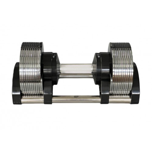 Гантель набірна Generation Fitness GF3-24kg, 1х3-24 кг, хром, код: 523184-AX